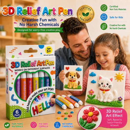 🦄👗Save66% by ordering today丨Myveyxo® 3D Relief Art Pen – Turn Flat Drawings Into Touchable 3D Art🪄