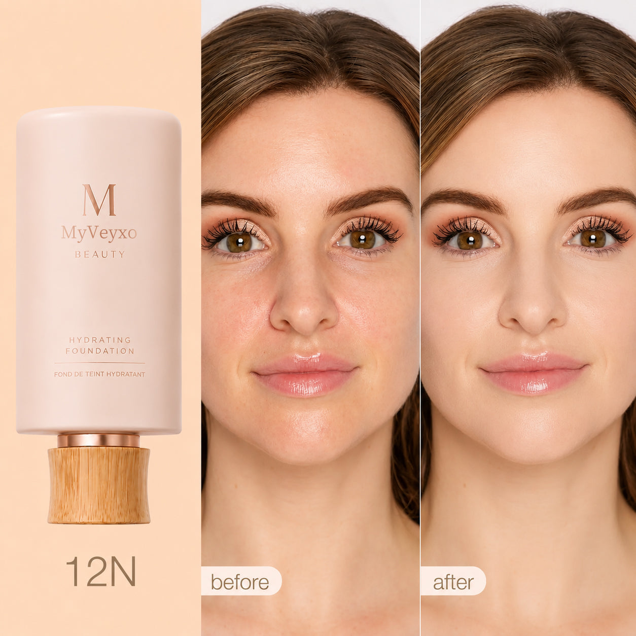 Limited Time BOGO Free🔥 Full Coverage Serum Foundation & FREE Brush